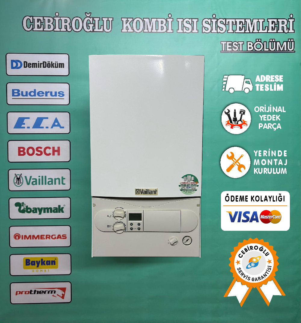 Vaillant Pirinç Blok (Hermetik) – İkinci El Kombi